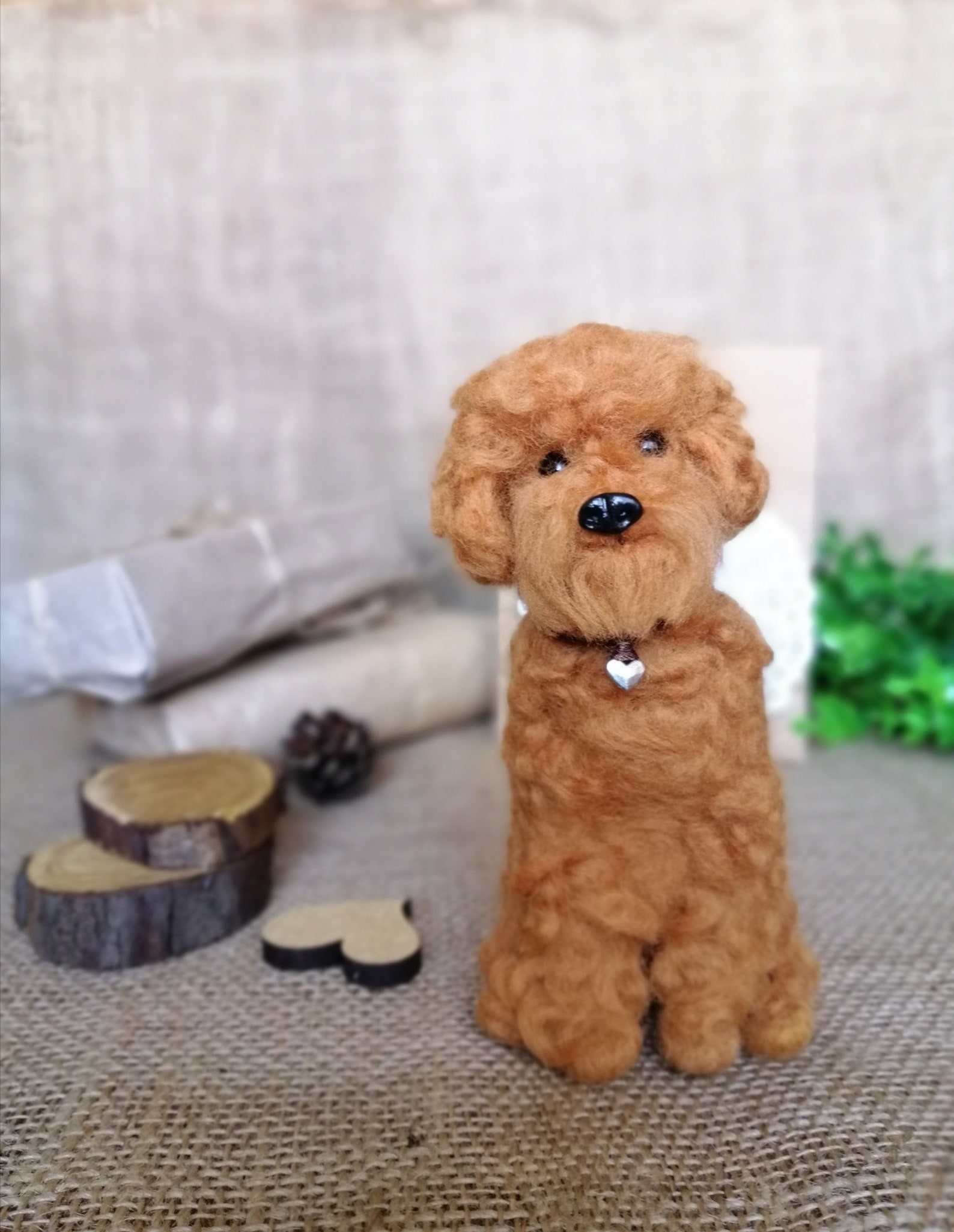 Custom Dog Doll Pet Portrait From Photos Needle Felted Animal Etsy