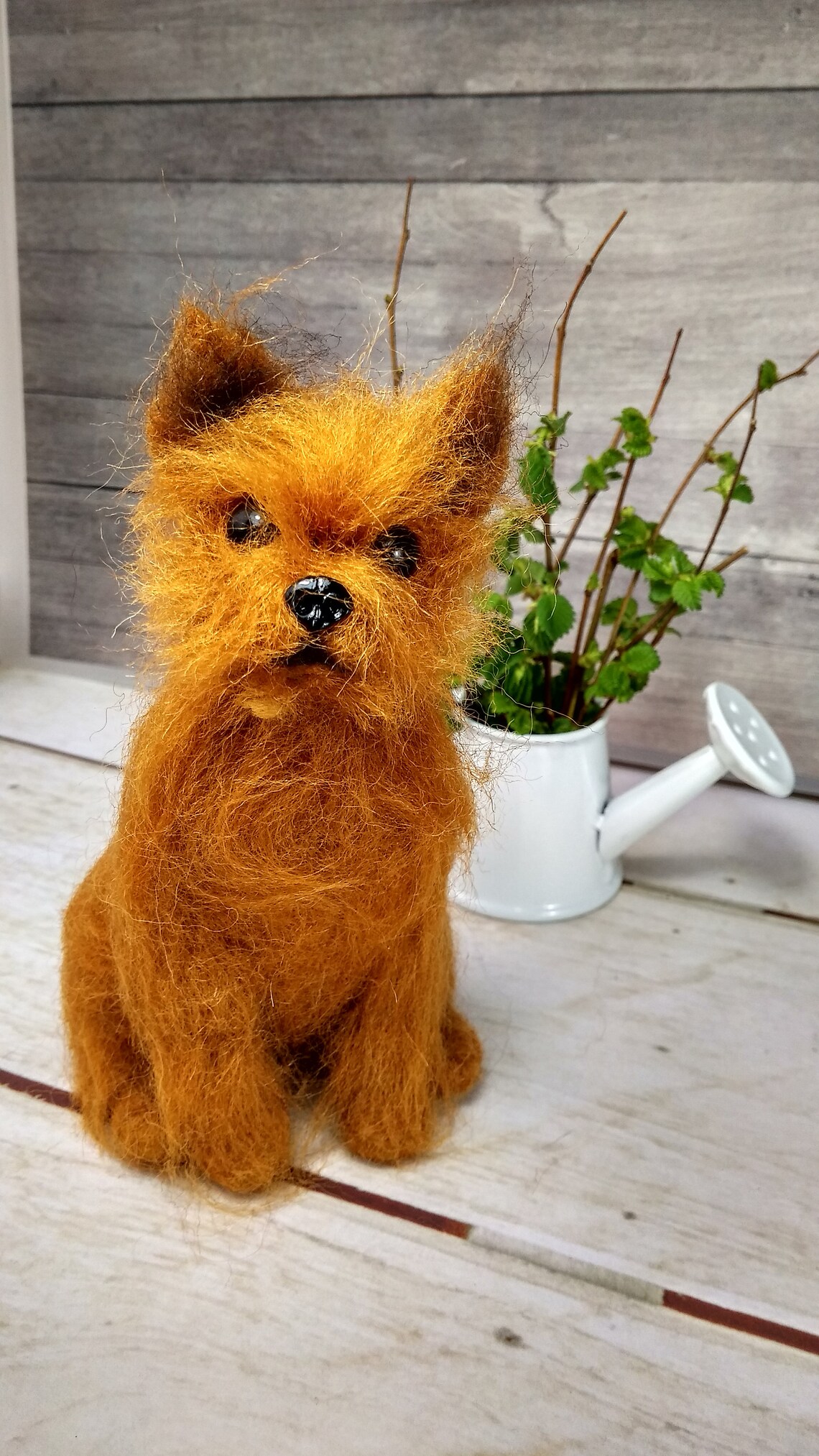 Custom dog doll Pet portrait from Photos Needle felted animal Etsy