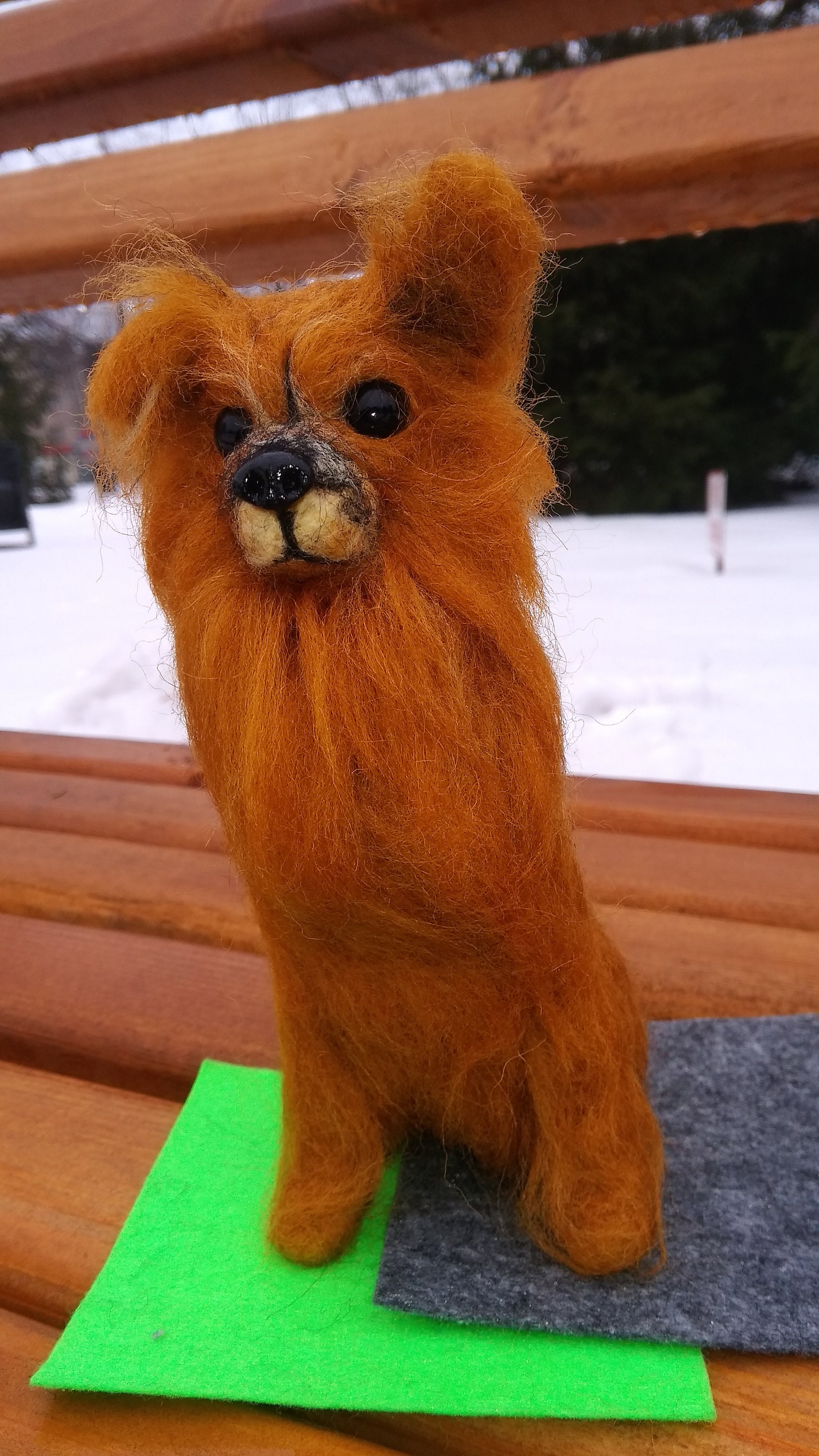 Custom Dog Doll Pet Portrait From Photos Needle Felted Animal Etsy