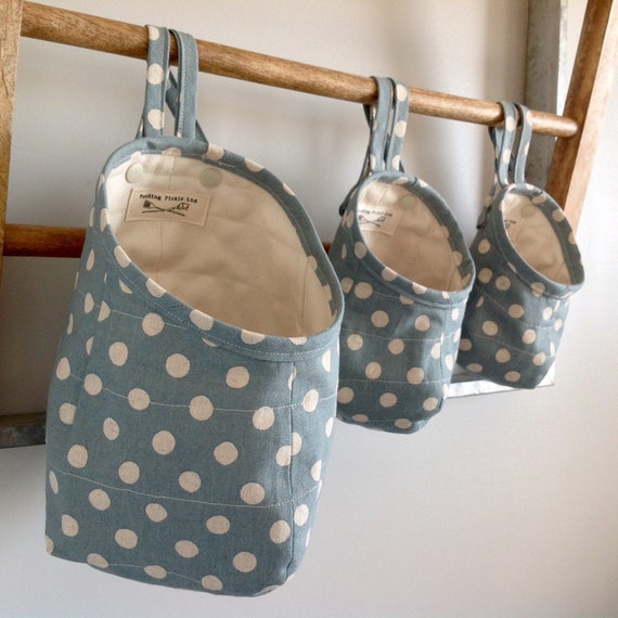 Hanging Storage Pod Organizer Bag Bucket Basket Craft Nursery Playroom