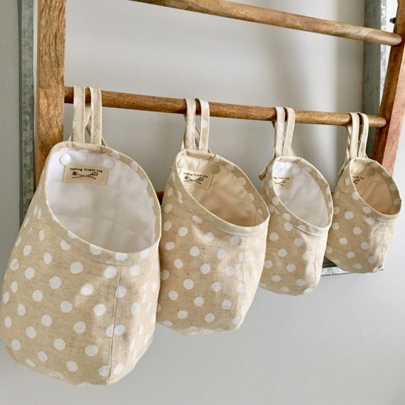 Hanging Storage Pod Organizer Bag Basket Laundry Nursery Craft