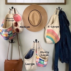 Rainbow Hanging Pod, Rainbow Storage Basket, Playroom Storage, Bedroom Organization Storage, Hanging Bag, Hanging Basket image 7