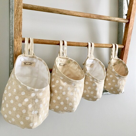 Hanging Storage Pod Organizer Bag Basket Laundry Nursery Craft