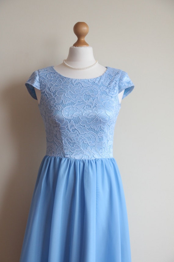 pale blue short bridesmaid dresses