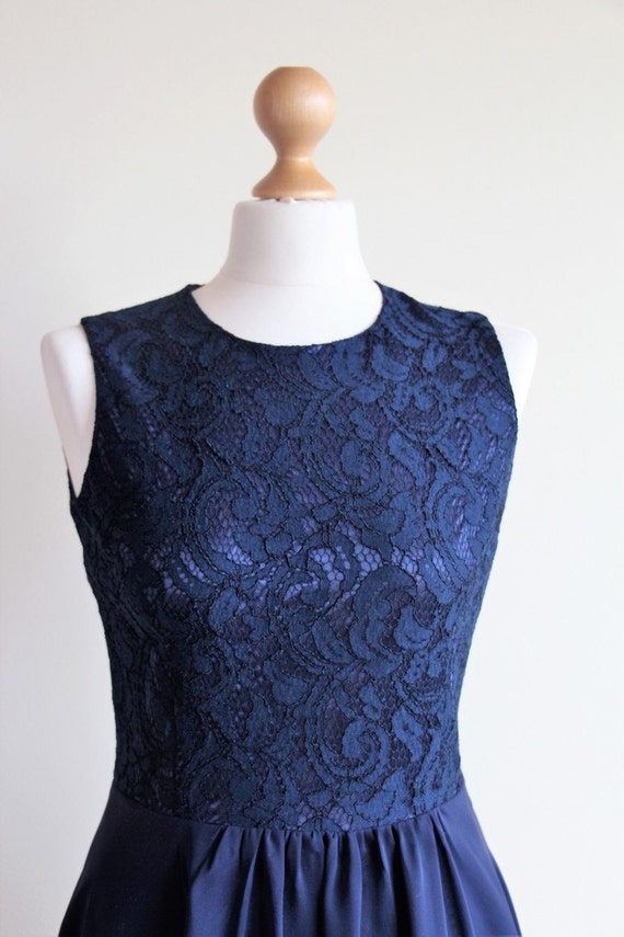 short navy blue dresses for wedding