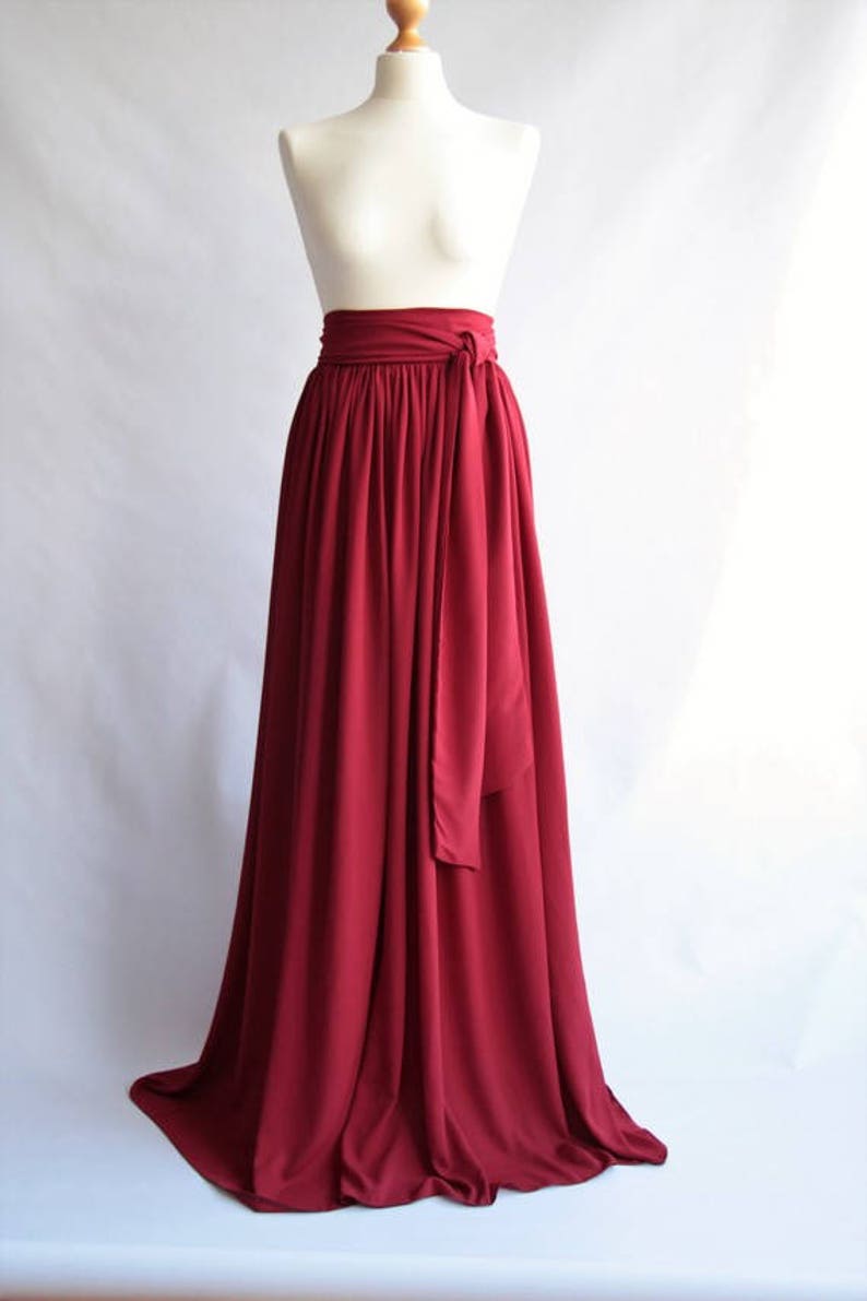 Charlotte Skirt in Burgundy