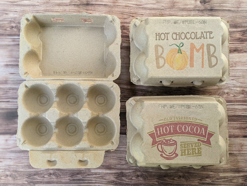 Hot Chocolate Bomb Single Packaging Boxes For 70mm 60mm HCB Etsy