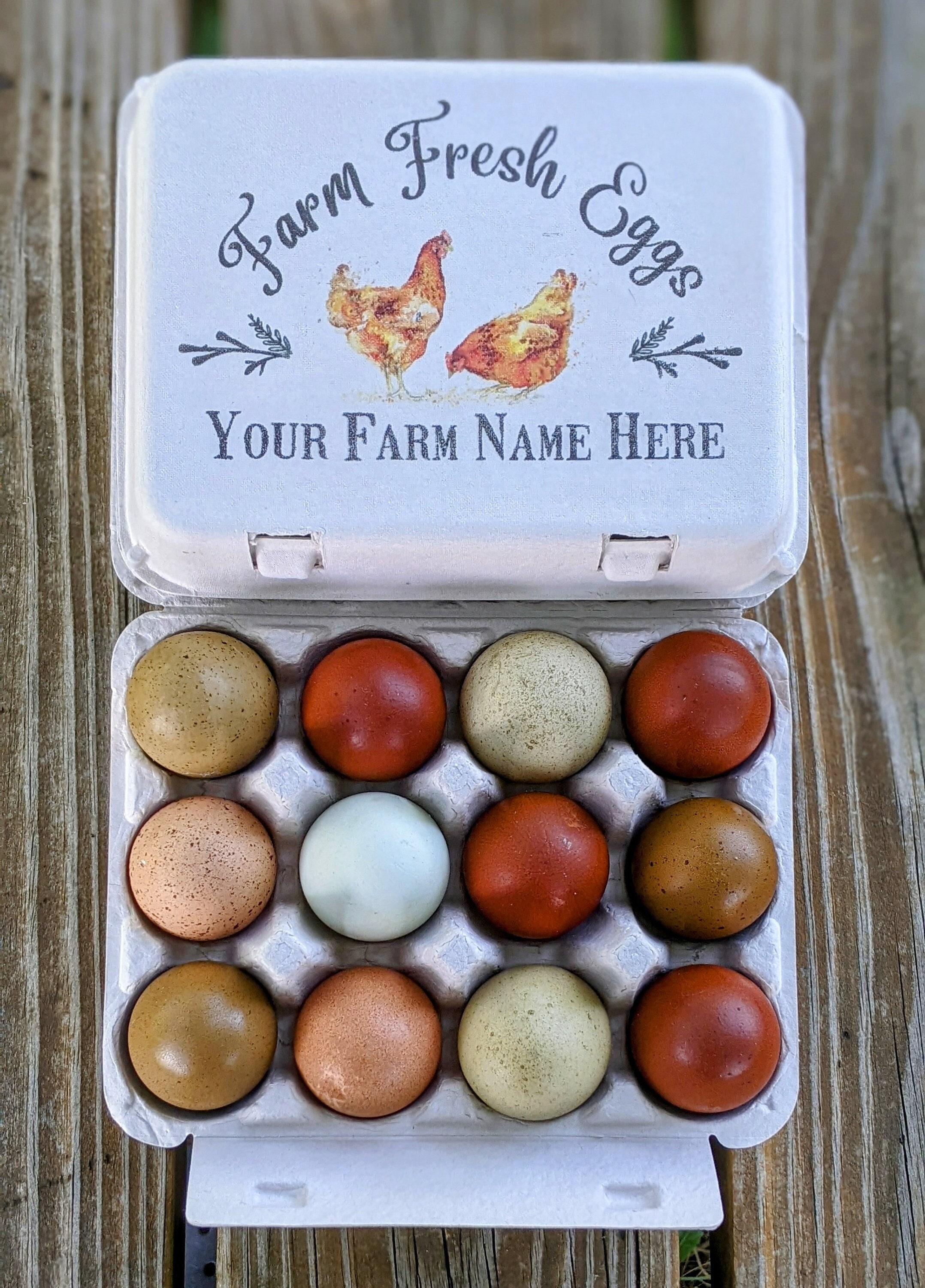 Quackberry Duck Egg Carton Stamp - Cartons Fresh Eggs Coop Lover Gift Idea  - Yahoo Shopping