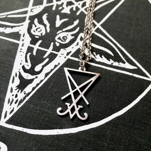 the sigillum blasfemiam divina.limited edition Unique necklace of Belphegor/'s official sigil