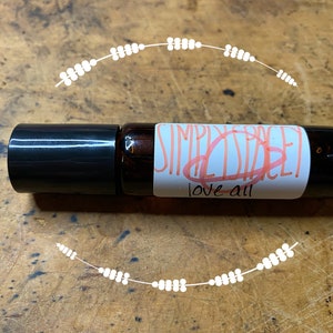 Love all essential oil blend in glass roller bottle