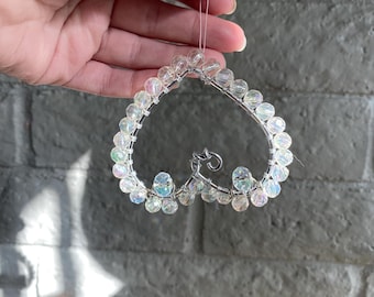 Nice pair beaded suncatcher