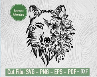 Download Wolf Mandala Svg Etsy