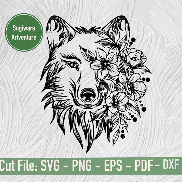 Wolf Mandala Svg - Etsy