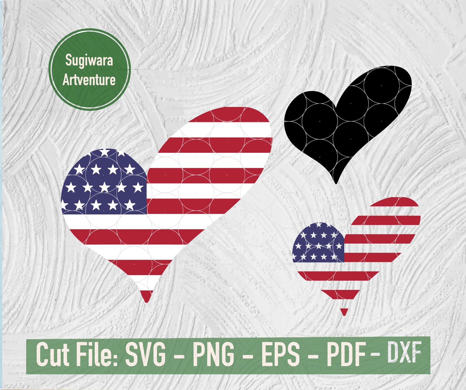 Heart America Svg Usa Flag Svg 4th July Svg Memorial Day | Etsy