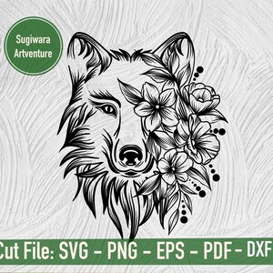 Download Wolf Svg Wolf Svg Wolf Zentangle Svg Mandala Svg Paper Etsy