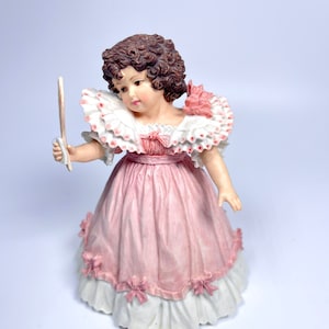 Cute very sweet Vintage Maud Humphrey Bogart figurine, My First Dance, 1991