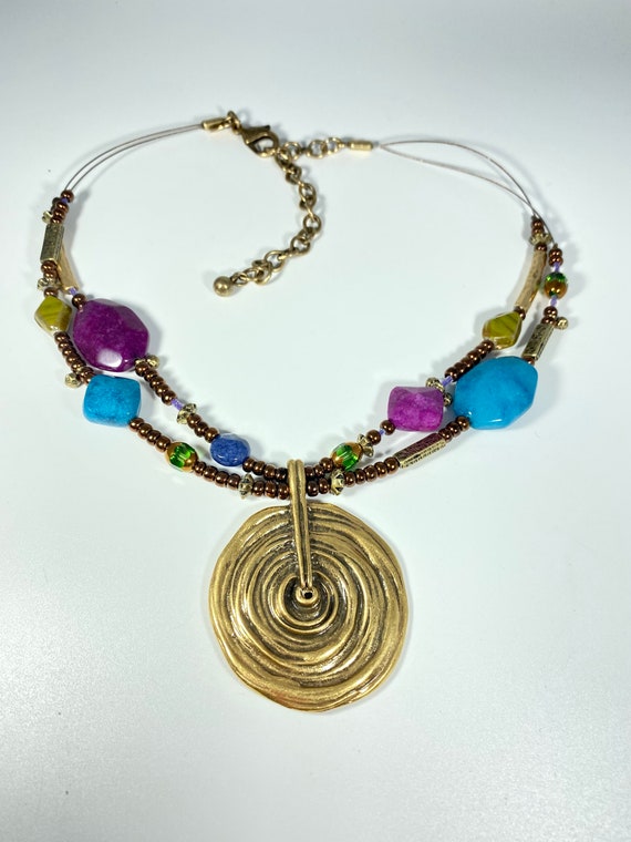 Beautiful vintage CHICOS necklace Pendant Necklace