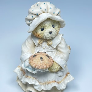 Vintage Cherished Teddies  Figurine Patience. Happiness is Homemade.