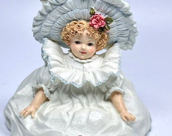 Vintage colecionável Sagah edição limitada H1312 por Maud Humphrey, a mãe de Humphrey Bogart 6933 de 15.000