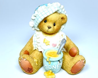 Estatueta de ursinhos vintage estimada dos anos 90. Kara "Você é um querido amigo"