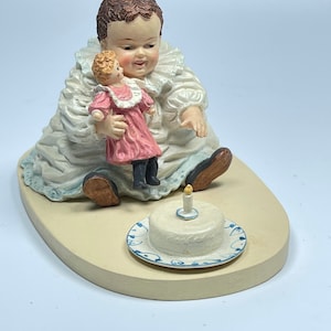 Maud Humphrey Bogart Figurine FIRST BIRTHDAY Orig. Box 1988 LTD Ed.