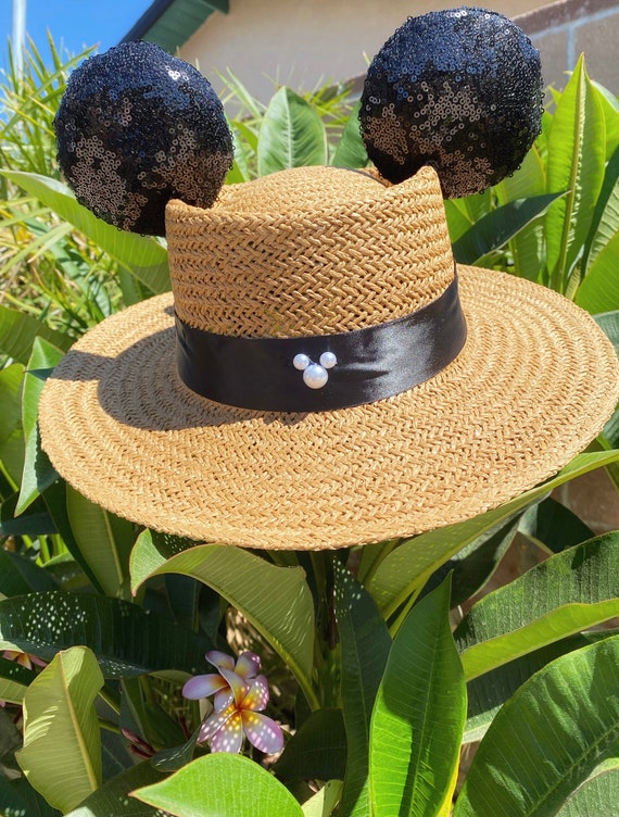 Bandana Straw Hat Etsy