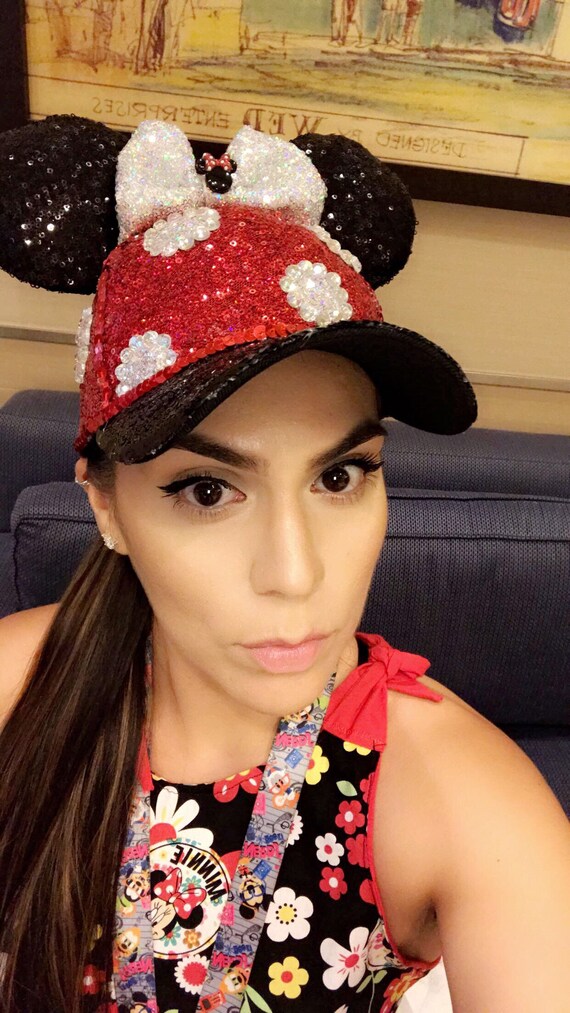 Minnie Mouse Hat - Etsy Australia