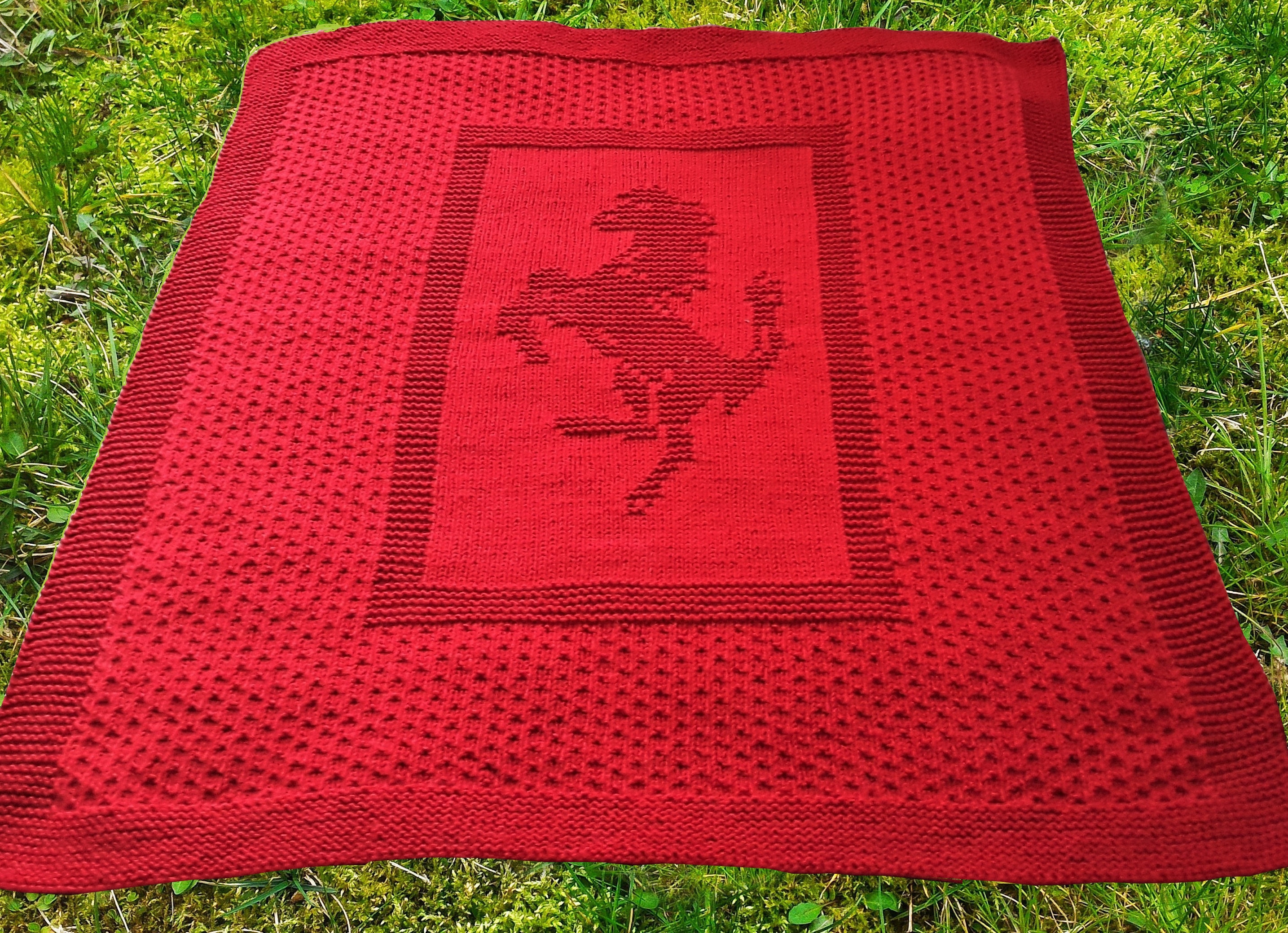 Prancing Horse Blanket/Baby blanket knitting PATTERN/Horse Etsy