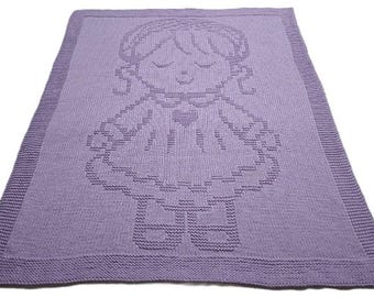 BabyDoll Baby Blanket Knitting