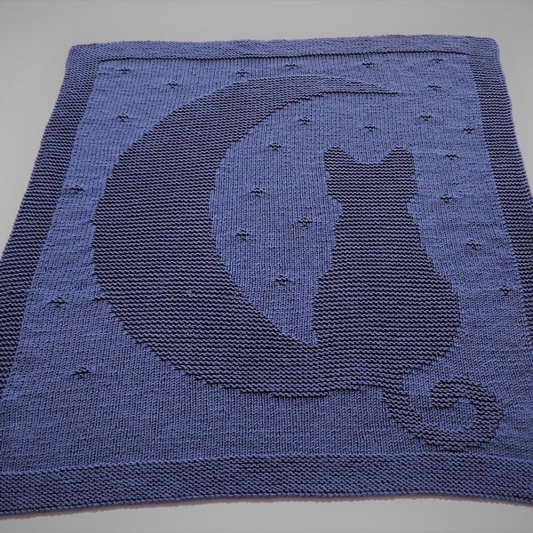 Starry Night Blanket/knitting/Pattern/English/DK yarn