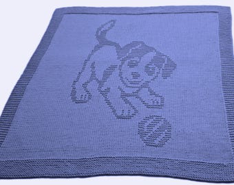 My Doggy Baby Blanket Knitting