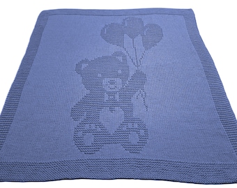 TeddyBear Baby Blanket Knitting