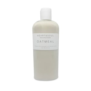 Oatmeal Milk & Honey Body Lotion with Aloe – Vegan Moisturizer | Handmade Skincare | Organic, Cruelty-Free | 8 oz Natural Lotion