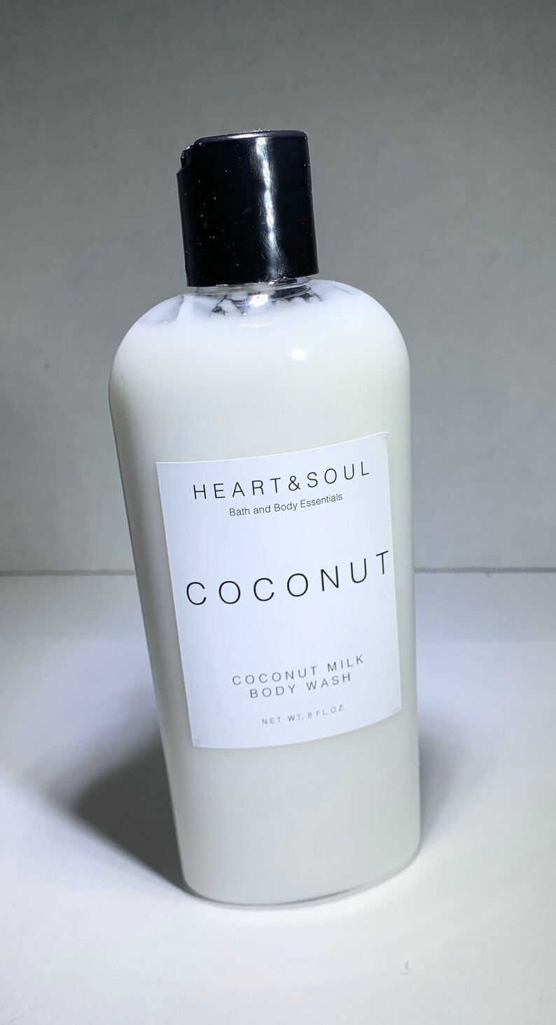 Natural Handmade Vegan Coconut Milk Body WashCoconut Milk Etsy