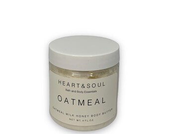 Havermout, melk en honingsuikerscrub – natuurlijke body | Veganistisch | Hydraterende exfoliator voor de gevoelige huid Cruelty-Free scrub | Handgemaakte scrub