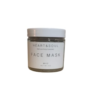 Natural Handmade Vegan Face Mask – Mud Face Mask | Men and Women Face Mask | Organic & Cruelty Free Face Mask | Facial Care | Pore Cleanser