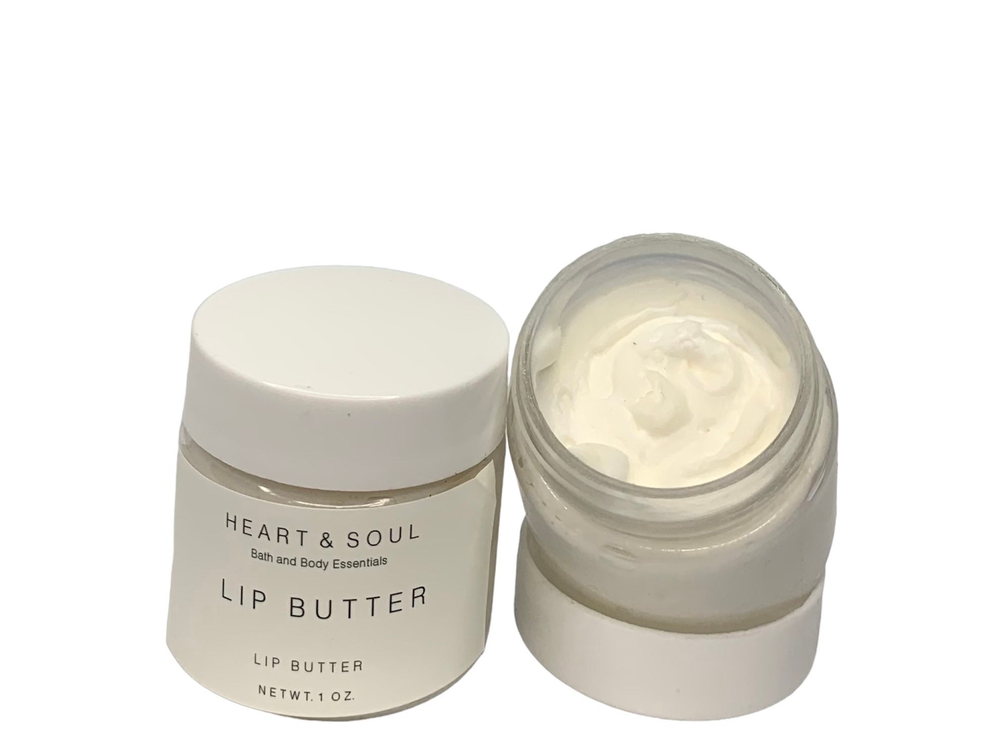 Natural Handmade Vegan Lip Butter – Organic Lip Balm | Cruelty Free Lip Butter  Moisturizing Lip Care | Lip Gloss | Lip Polish | 1 oz