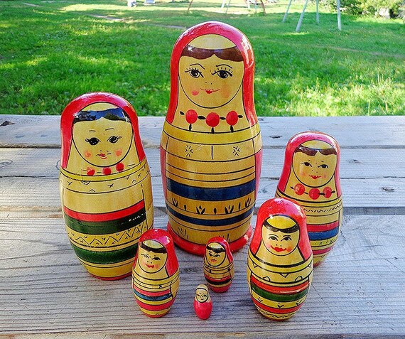 old wooden dolls
