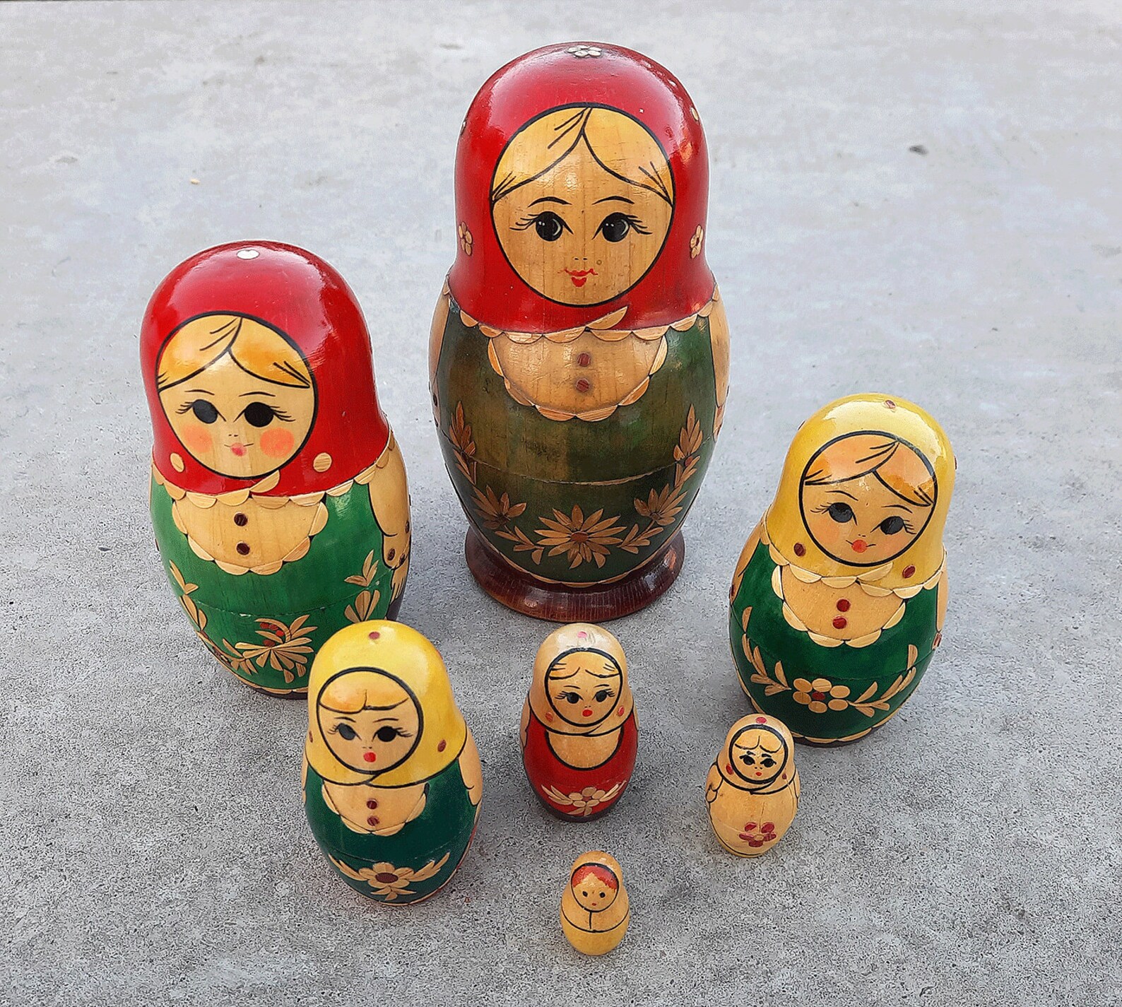 russian dolls vintage
