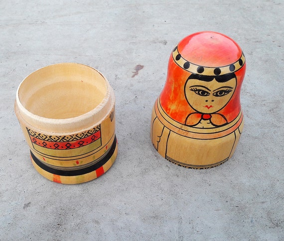 7 Piezas Muñeca De Madera Anidada Rusa Matryoshka 7 Piezas Muñeca De Madera Anidada Rusa Matryoshka