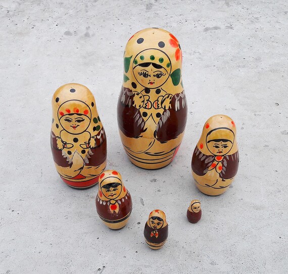 russian doll painting kit