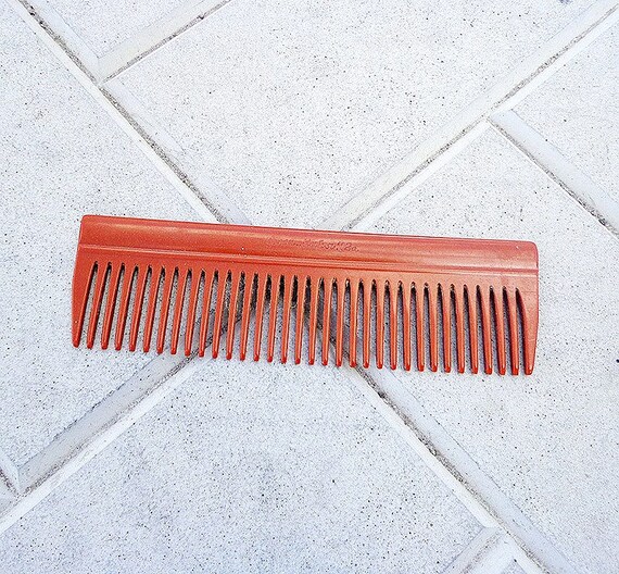 Mens Brown Comb Soviet Vintage Hairbrush Plastic Comb Ussr Etsy