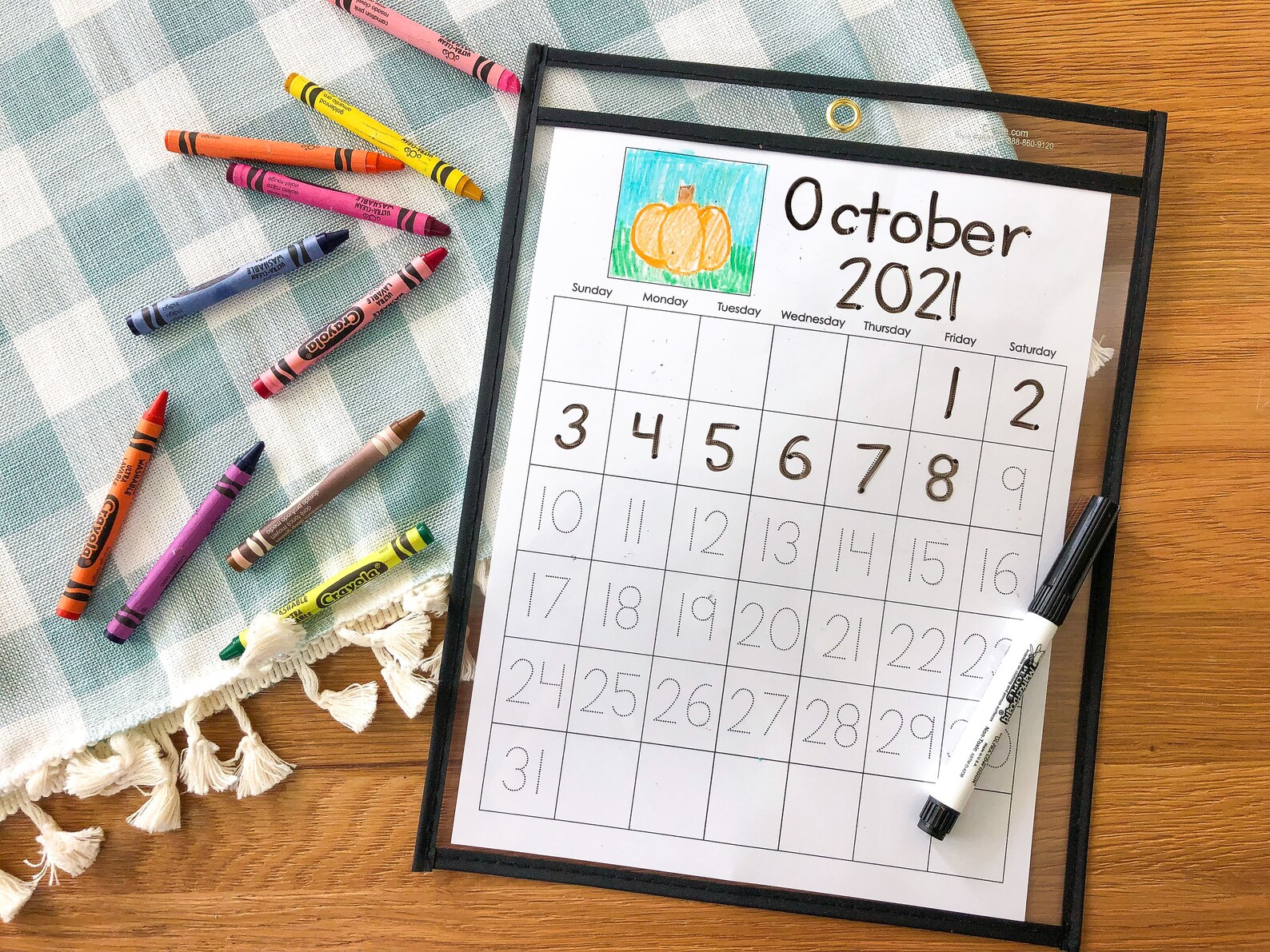 PRINTABLE Draw and Trace Traceable Calendar Tracing Calendar - Etsy