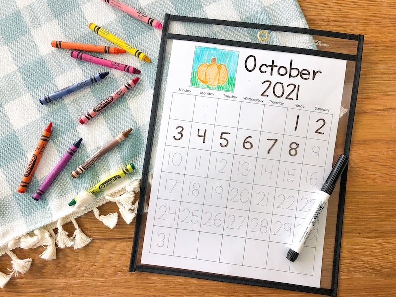 PRINTABLE Draw and Trace Traceable Calendar Tracing Calendar Etsy PRINTABLE Draw and Trace Traceable Calendar Tracing Calendar Etsy