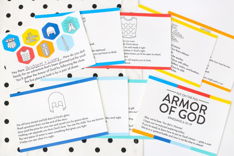 PRINTABLE The Armor of God Activity Pack Bible Activity Kids Bible Study Sunday School Activity Christian Homeschooling VBS image 6