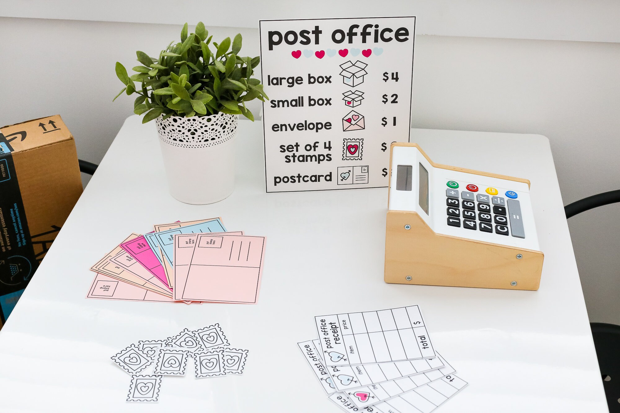PRINTABLE Pretend Play Post Office Valentine's Day - Etsy