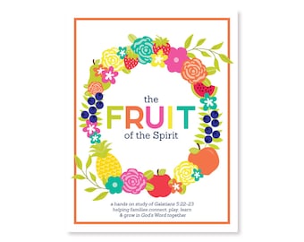 PRINTABLE Fruit of the Spirit Bible Activity Pack | Bible Activity | Kids Bible Study | Sunday School Activity | Christian Homeschooling