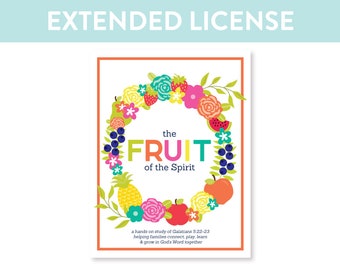 Extended License PRINTABLE Fruit of the Spirit Bible Activity Pack | Bible Activity | Vacation Bible School | Sunday School Activity| VBS