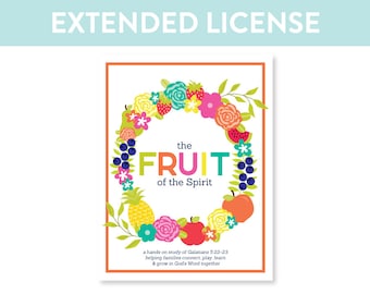Extended License PRINTABLE Fruit of the Spirit Bible Activity Pack | Bible Activity | Vacation Bible School | Sunday School Activity| VBS