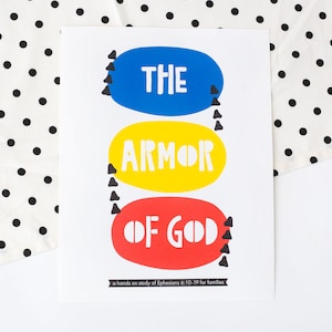 PRINTABLE The Armor of God Activity Pack Bible Activity image 3